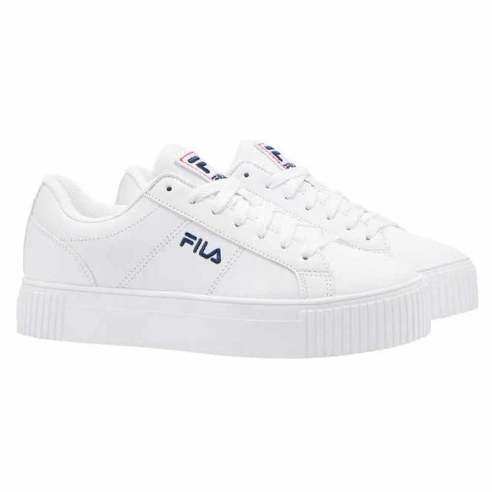 ✨FLASH SALE✨ fila redmond sneaker white navy & red - Picture 1 of 11